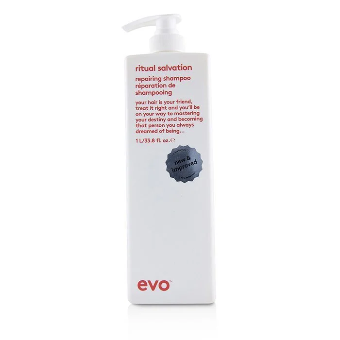 Anti-frizz serum-Evo Ritual Salvation Repairing Shampoo 1000ml/33.8oz