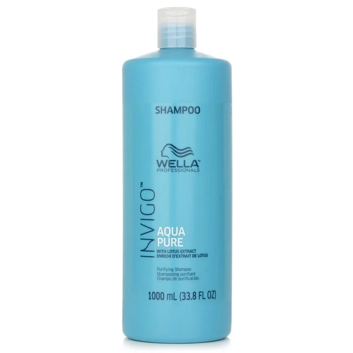 Matte pomade-Wella Invigo Aqua Pure Purifying Shampoo 1000ml/33.8oz