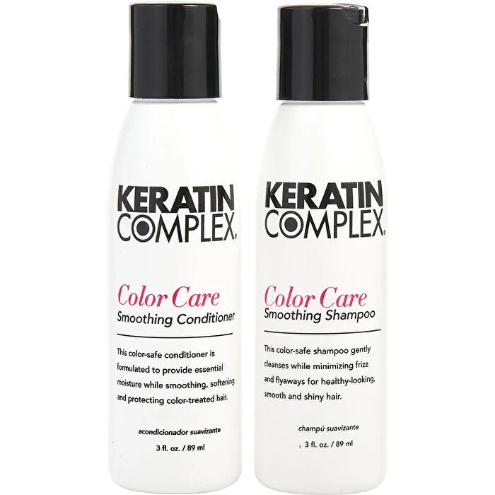 Shampoo-Keratin Complex Keratin Color Care Smoothing Shampoo & Conditioner Duo X 2 (new White Packaging) 90ml/3oz