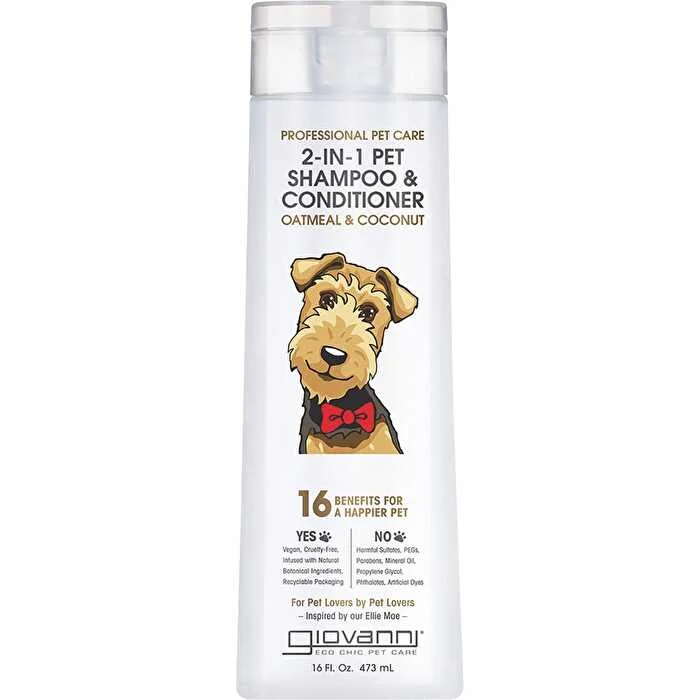 Blowout spray-Giovanni 2-in-1 Pet Shampoo & Conditioner Professional Pet Care 473ml