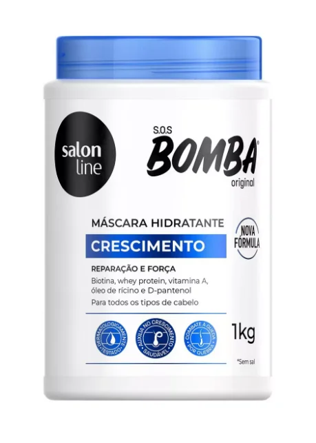 Hair care routine for hair growth-Salon Line Deep Restoration Strength Hydration Original SOS Bomba Mask 1Kg