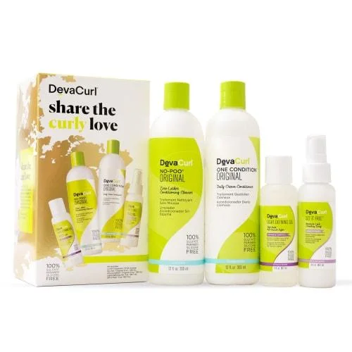 Hair oil-Deva Share The Curly Love Holiday Kit