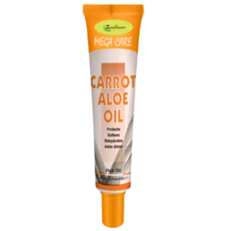 How to care for thin curls-Difeel Mega Care Hair Oil Aloe + Carrot 1.5 oz