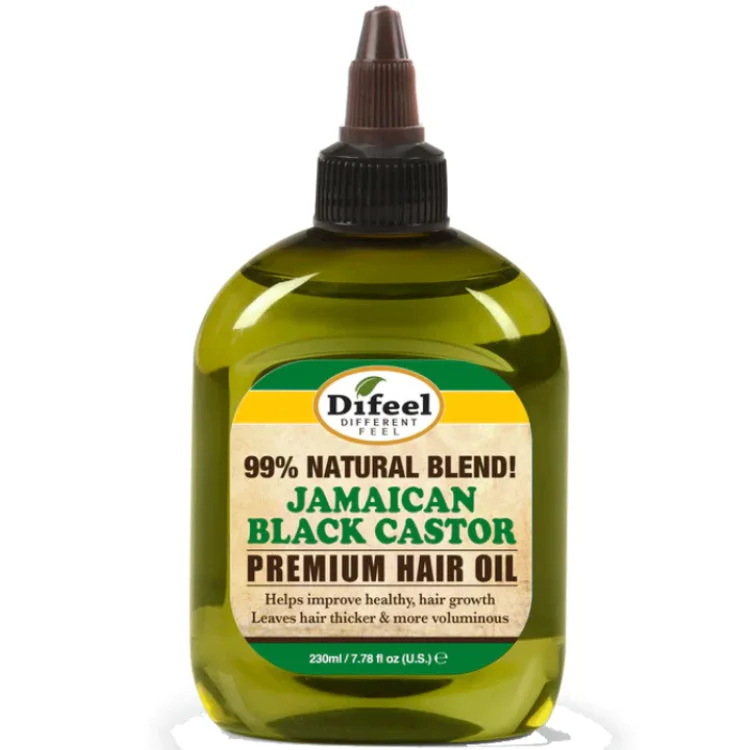 Hair care routine for hair growth-Difeel Premium Natural Hair Oil Jamaican Black Castor 7.78 oz