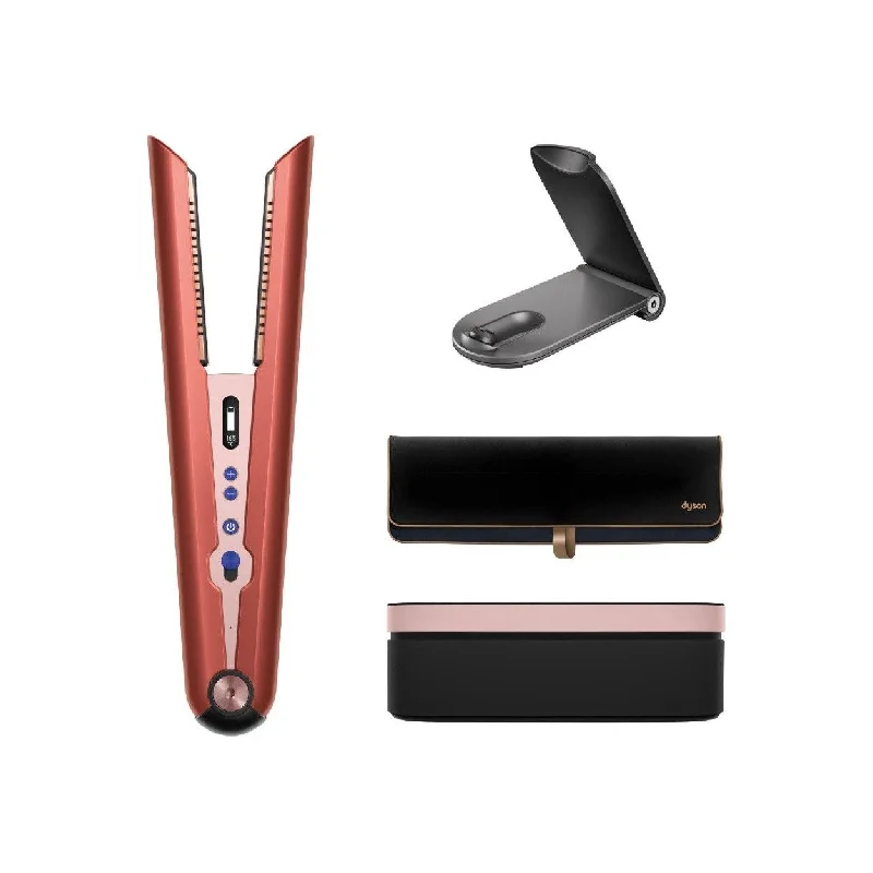 Smoothing lotion-Special Edition Corrale Styler Straightener in Strawberry Bronze and Blush Pink