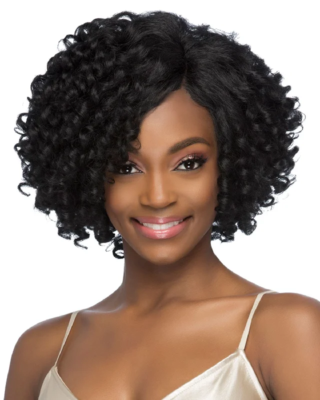 Synthetic wigs for work-Elysia | Lace Front & Lace Part Synthetic Wig by Vivica Fox