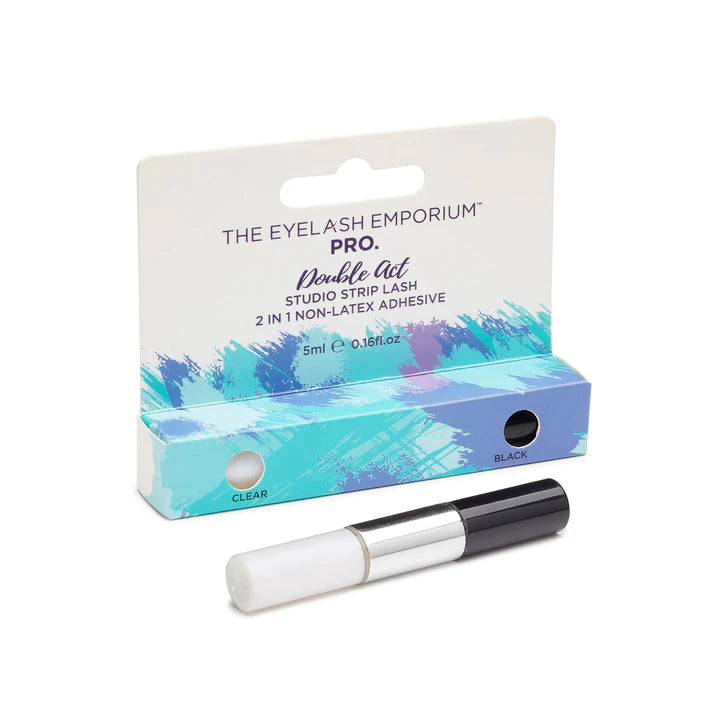 Blowout spray-Eyelash Emporium Double Act 2 in 1 Strip Lash Adhesive - Latex Free