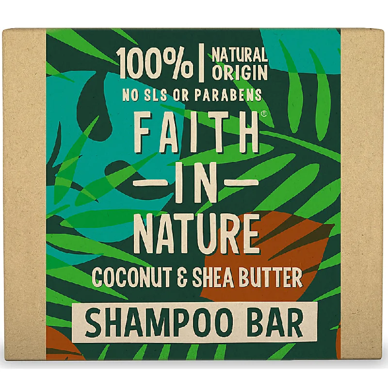 Hair spray-Faith In Nature - Coconut & Shea Butter Shampoo Bar