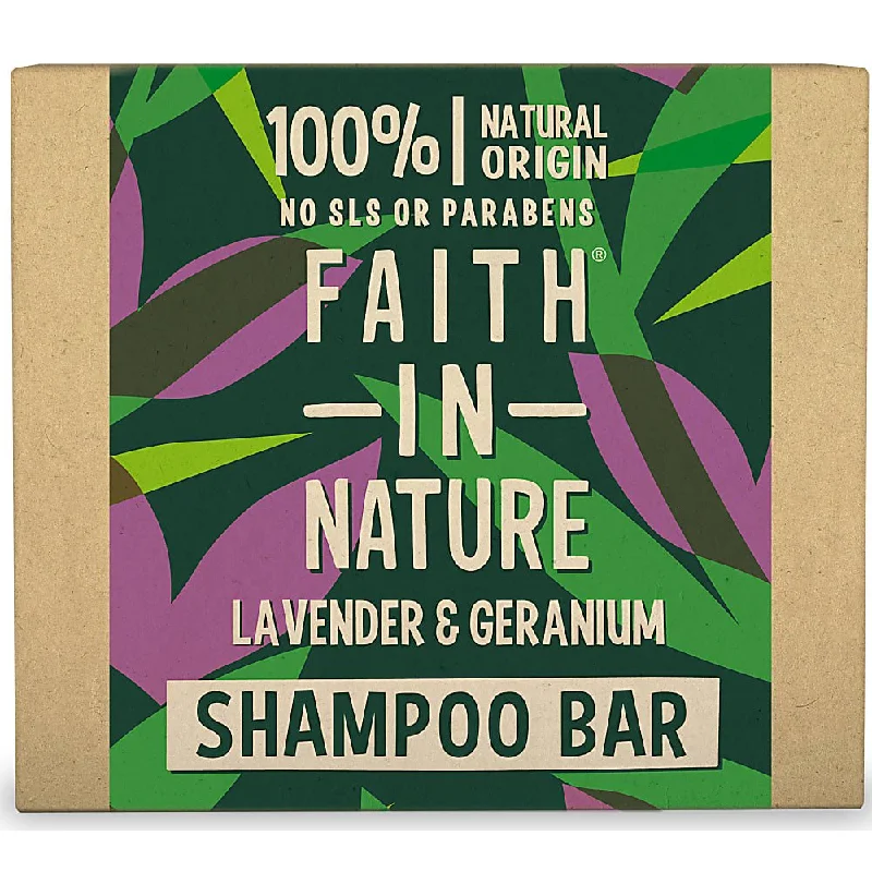 Blowout spray-Faith In Nature - Lavender and Geranium Shampoo Bar