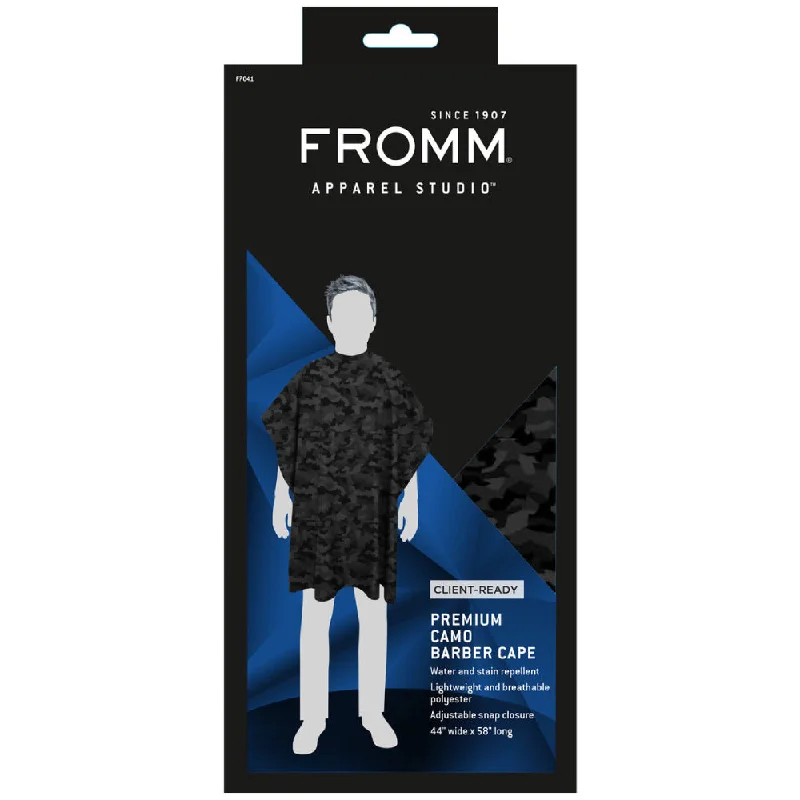 Tea tree shampoo-Fromm Black Barber Camo Cape