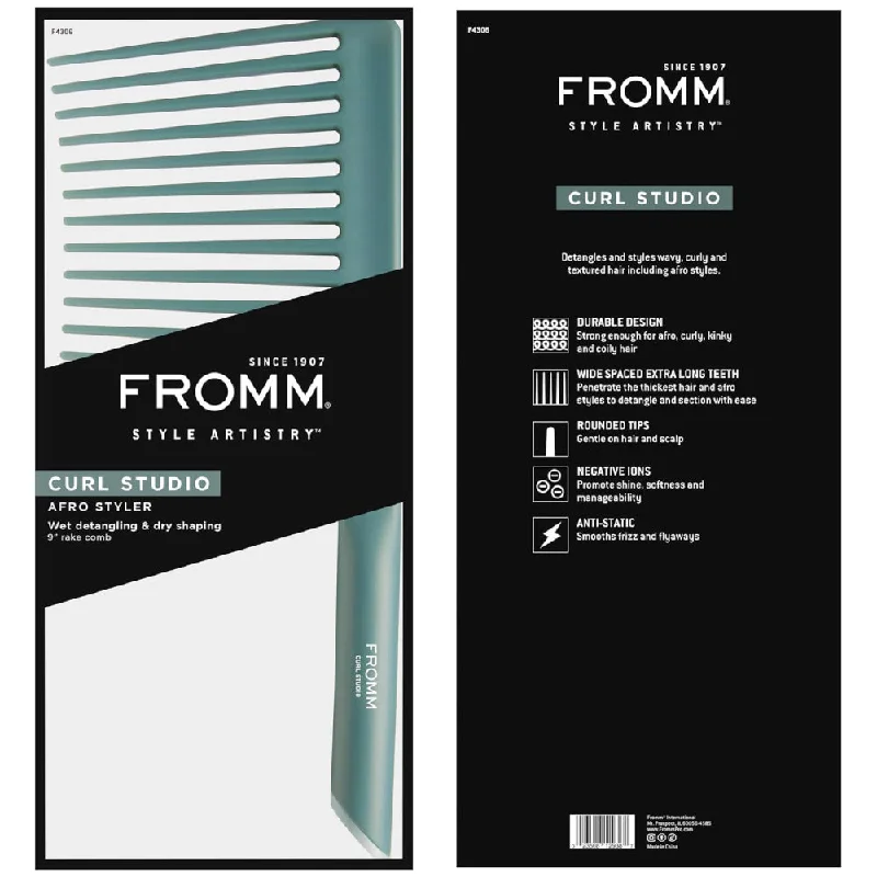 Protein treatment-Fromm Curl Studio Afro Styler Rake Comb