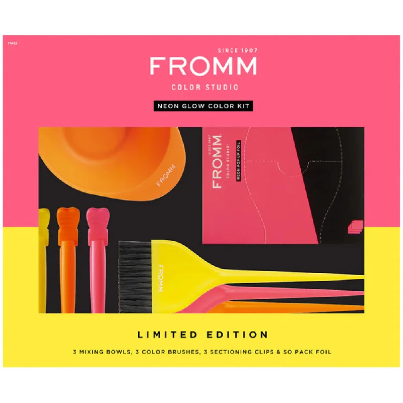 Glossy pomade-Fromm Neon Glow Color Kit 10 Piece