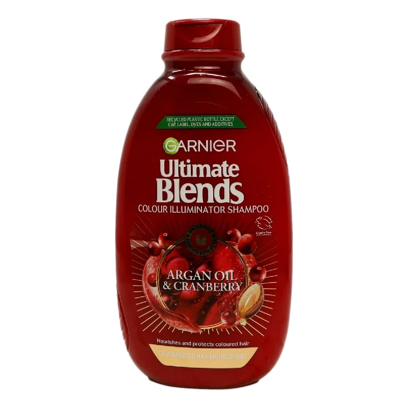 Blowout spray-Garnier Ultimate Blends Core Argan & Cranberry Shampoo 400ml