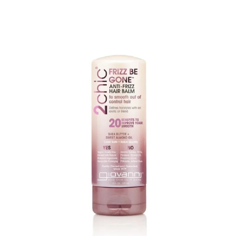 Scalp balancing gel-GIOVANNI Anti-Frizz Hair Balm 2CHIC Frizz Be Gone Frizzy Hair 147ml