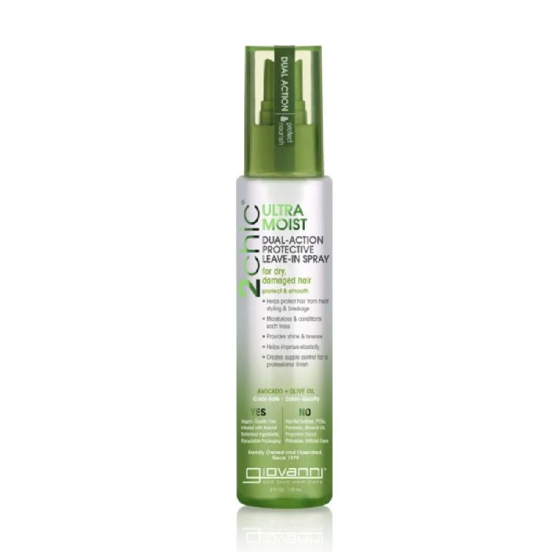 Anti-breakage spray-GIOVANNI Organic Leave-in Protective Hair Spray - 2chic Ultra-Moist (Damaged Hair) 118ml