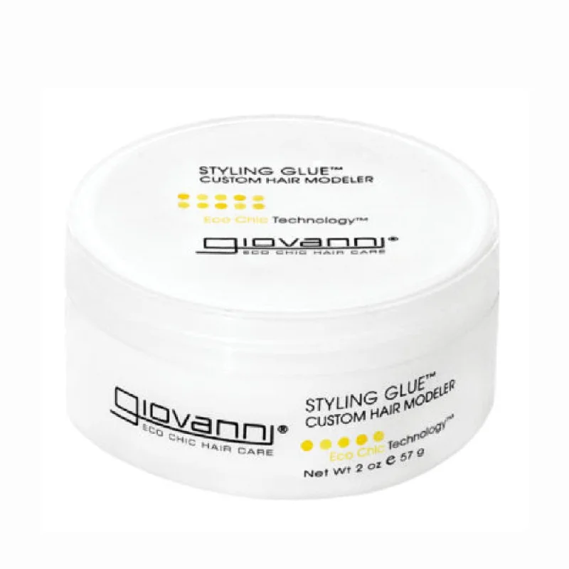 Hair locking gel-GIOVANNI Organic Styling Glue Custom Hair Modeler - 57g