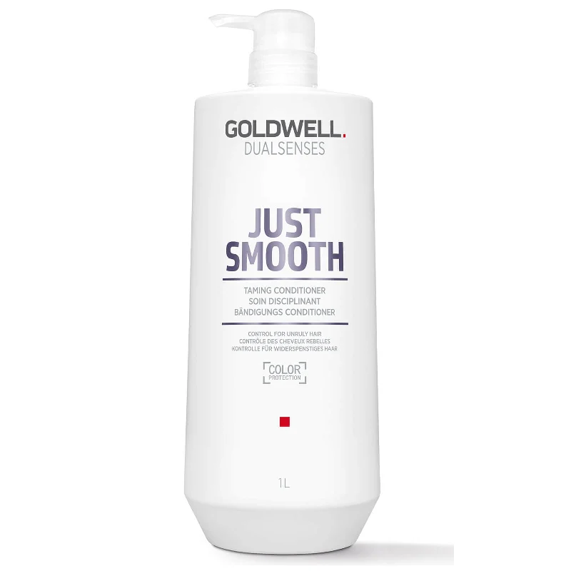 Hair care products for hair texture-Goldwell Dualsenses Just Smooth Taming Conditioner 1000ml