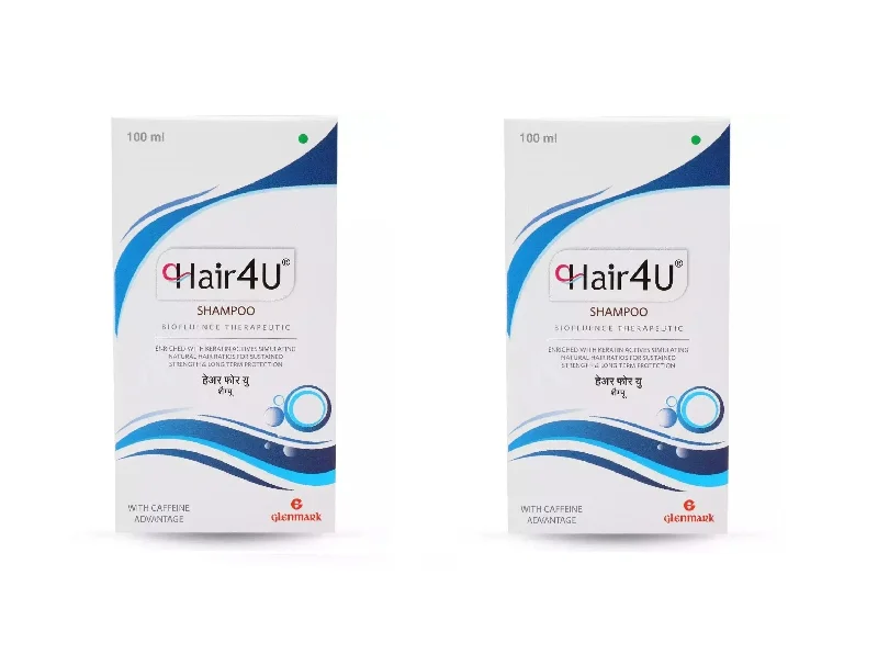 Hair dye-Hair 4U Shampoo 100ml, PACK OF 2