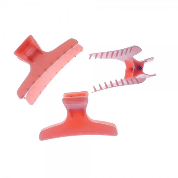 Anti-breakage cream-Hair Tools Butterfly Clamps Large Pink