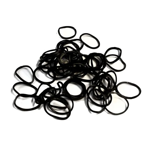 Hair Tools Rubber Elastic Bands Black