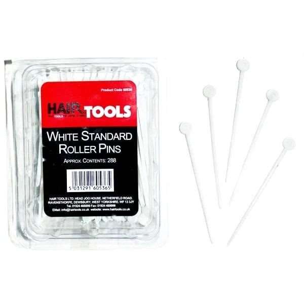 Hair Tools White Standard Roller Pins 288