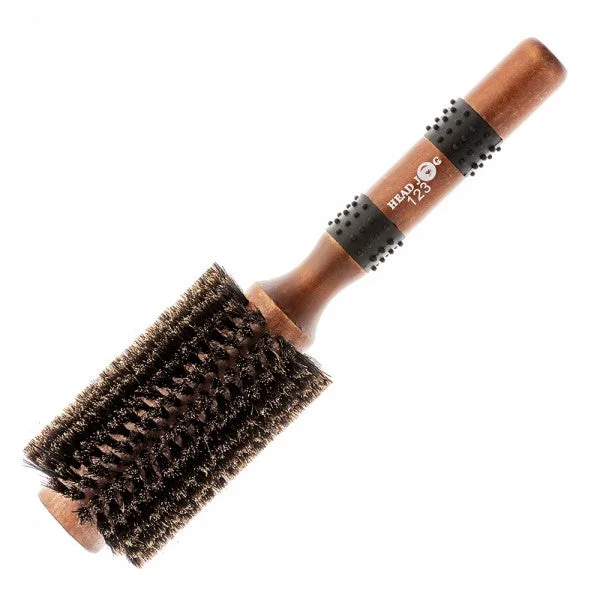 Head Jog 123 Natural Boar Bristle Brush