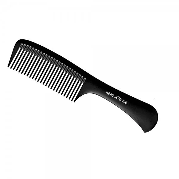 Head Jog 206 Detangle Comb Black