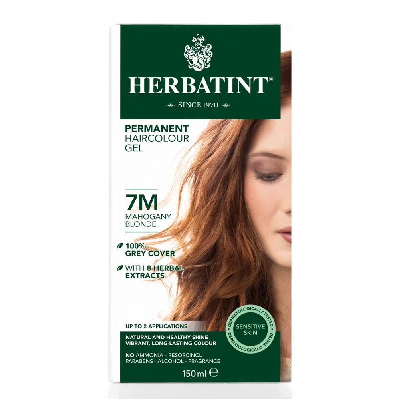 Hair lifting gel-Herbatint Permanent Hair Colour Gel - 7M Mahogany Blonde