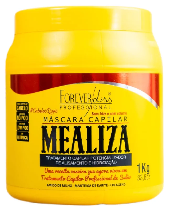 Hair care routine for breakage-Hair Mask Treatment for Smoothing and Moisturizing MEALIZA 1kg - Forever Liss