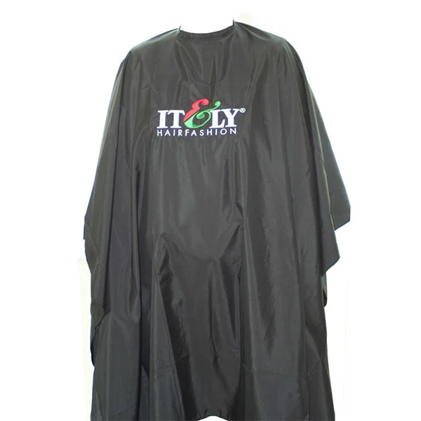 IT&LY Black Cape with Poppers with Logo