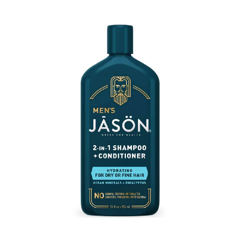 Dry shampoo-Jason Men's Hydrating 2-in-1 Shampoo and Conditioner