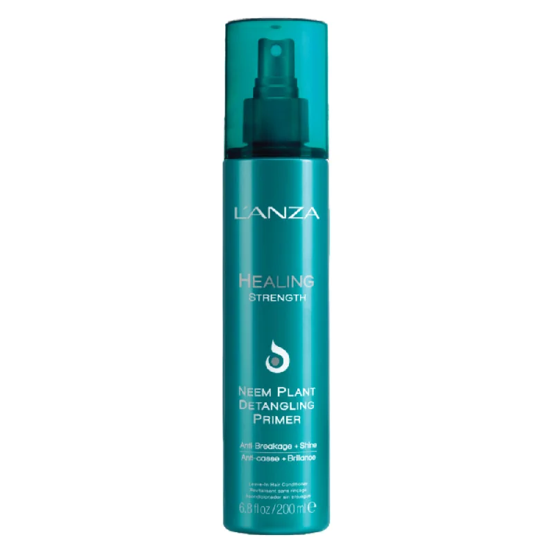 Hair care routine for hair hydration-Lanza Healing Strength Neem Plant Detangling Primer 6.8 oz