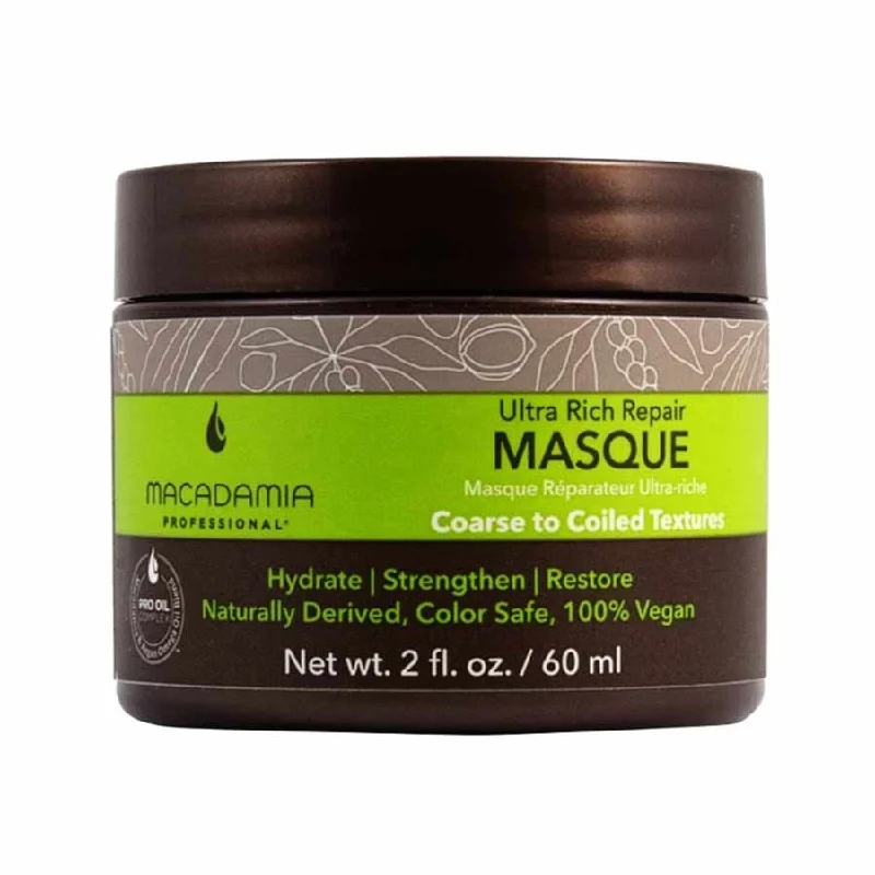 Natural hair care for hair health-Macadamia Pro Ultra Rich Repair Masque 60ml