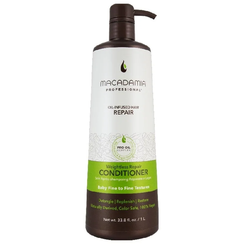 Hair care products for hair health-Macadamia Pro Weightless Repair Conditioner 1 litre