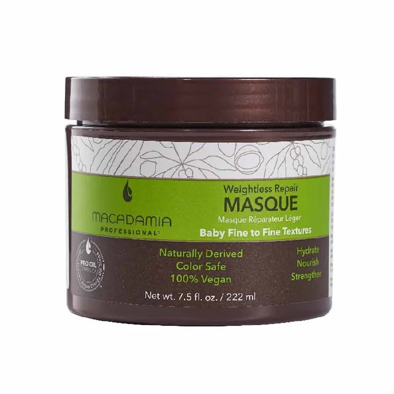 Hair care for porous hair-Macadamia Pro Weightless Repair Masque 222ml