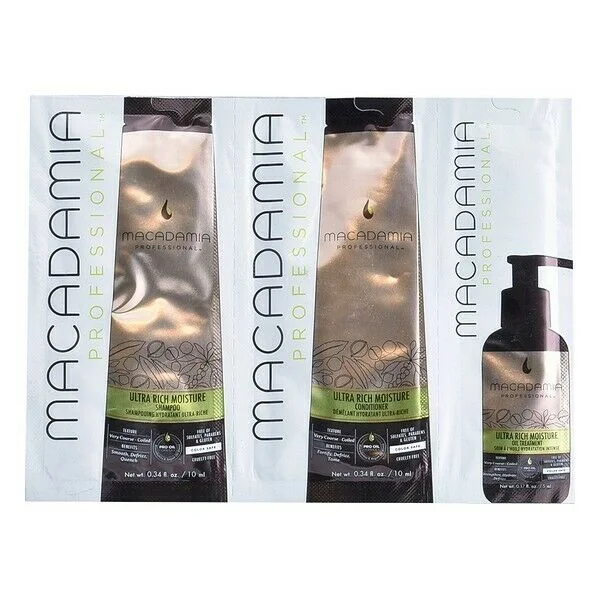 Best hair care for hair loss-Macadamia Ultra Rich Moisture Spoo/Cond Trio Foil Pack