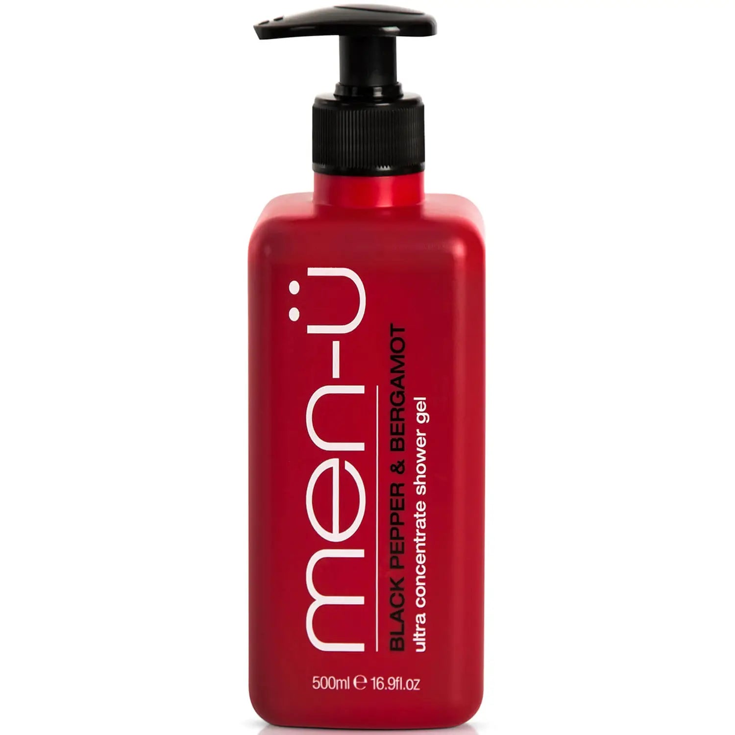 Hair glaze-Men-u Black Pepper & Bergamot Shower Gel 500ml