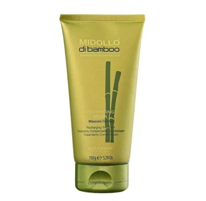 Best hair care for hair growth-Midollo di Bamboo Hair Recharging Conditioning Mask 150ml - Alfaparf Milano