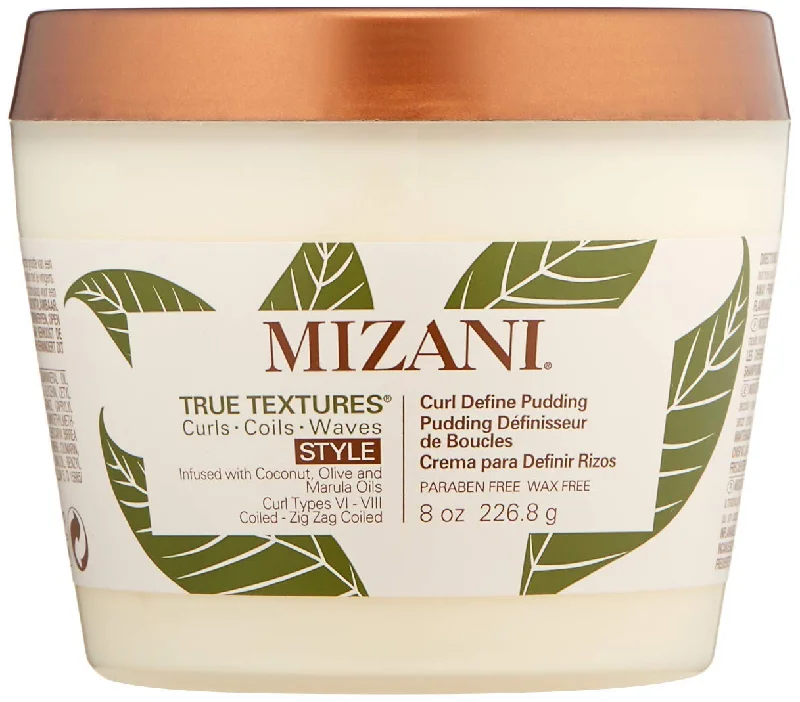 Hair care routine for curly hair-Mizani Ture Textures Curl Define Pudding 8 oz