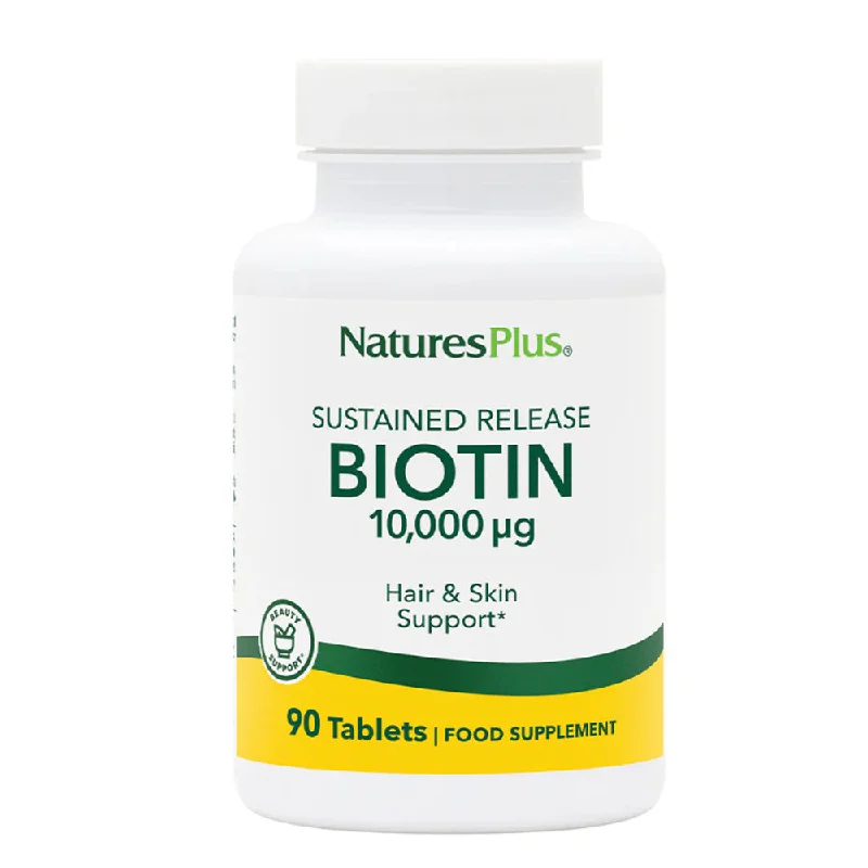 Hair texturizer-Nature's Plus Biotin 10,000 MCG