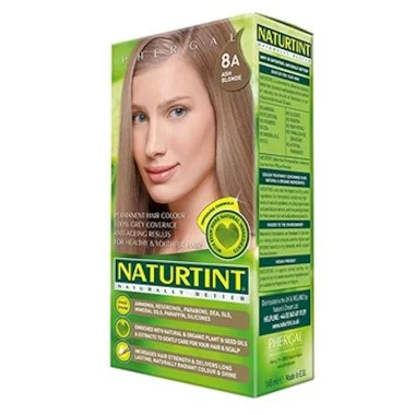 Hair polishing cream-NATURTINT Ash Blonde Plant Based Hair Colour - 8A 170mL