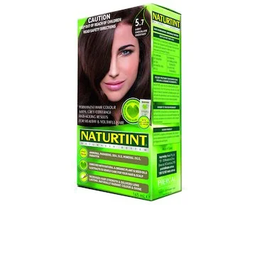 Hair edge cream-NATURTINT Light Chocolate Chestnut Plant Based Hair Colour - 5.7 170mL