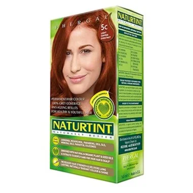 Anti-breakage cream-NATURTINT Light Copper Chestnut Plant Based Hair Colour - 5C 170mL