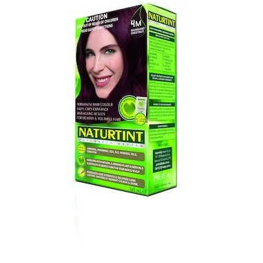 Anti-static gel-NATURTINT Mahogany Chestnut Plant Based Hair Colour - 4M 170mL