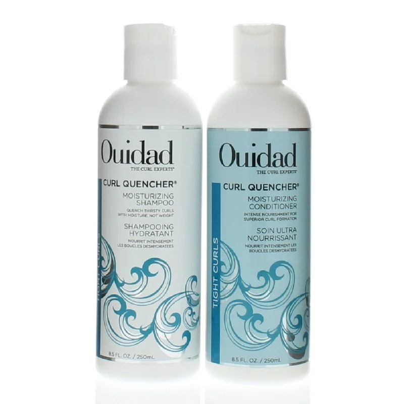 Styling cream-Ouidad Curl Quencher Moisturizing Shampoo and Conditioner 8.5oz Duo