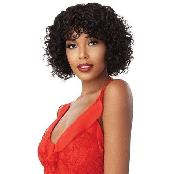 real person hair ring discount-Outre 100% Human Hair Fab & Fly Full Cap Wig - VENUS