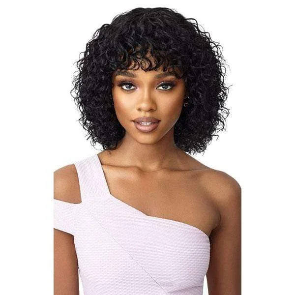 real person hair ring natural-Outre 100% Human Hair MyTresses Purple Label Full Wig - ELAINE