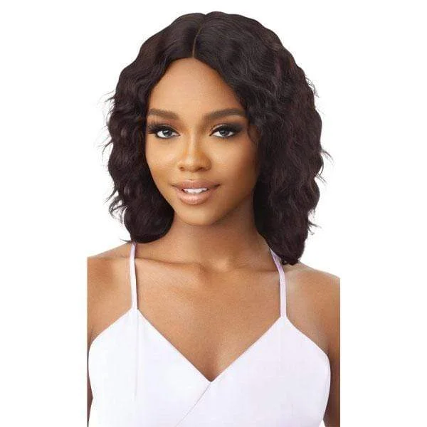 real person hair ring thick-Outre 100% Human Hair MyTresses Purple Label Full Wig No Knot Part - CASPIA