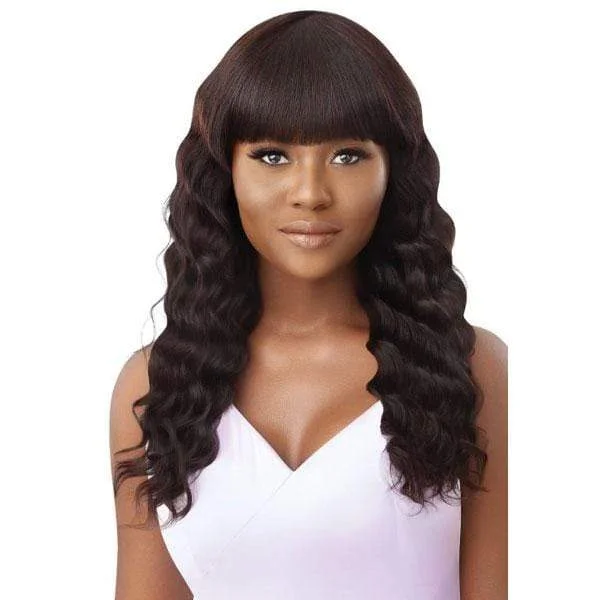 real person hair ring timeless-Outre 100% Human Hair MyTresses Purple Label Full Wig - SHAINA