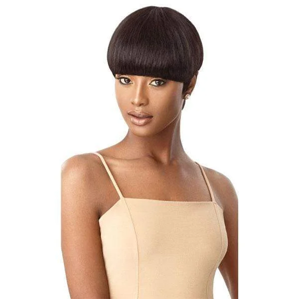 real person hair ring single-Outre 100% Human Hair Premium Duby Wig - VAL